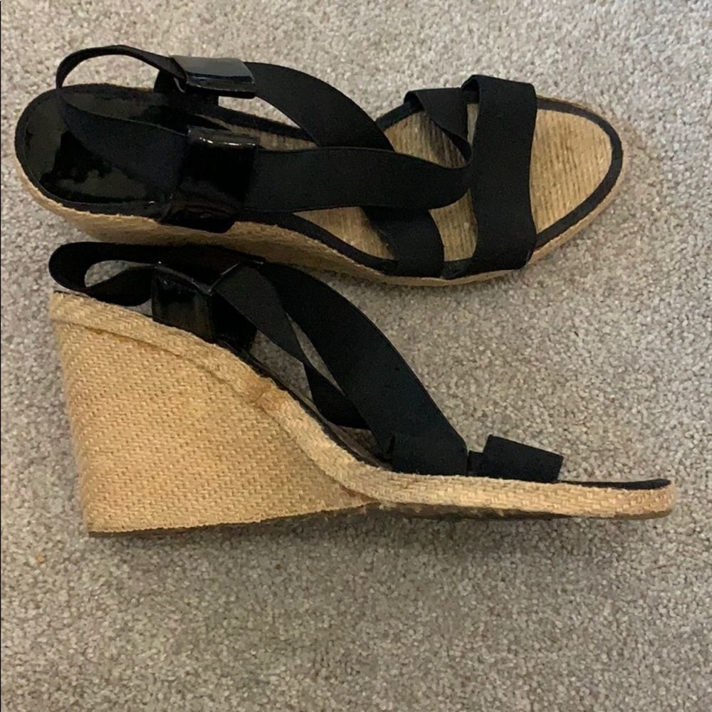 Lauren by Ralph Lauren Black wedges 10